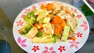 RECETTE DE MA MAMAN #56 Légumes sautés au wok Plat asiatique vegan facile avec les restes