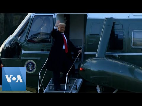 Donald Trump Leaves the White House