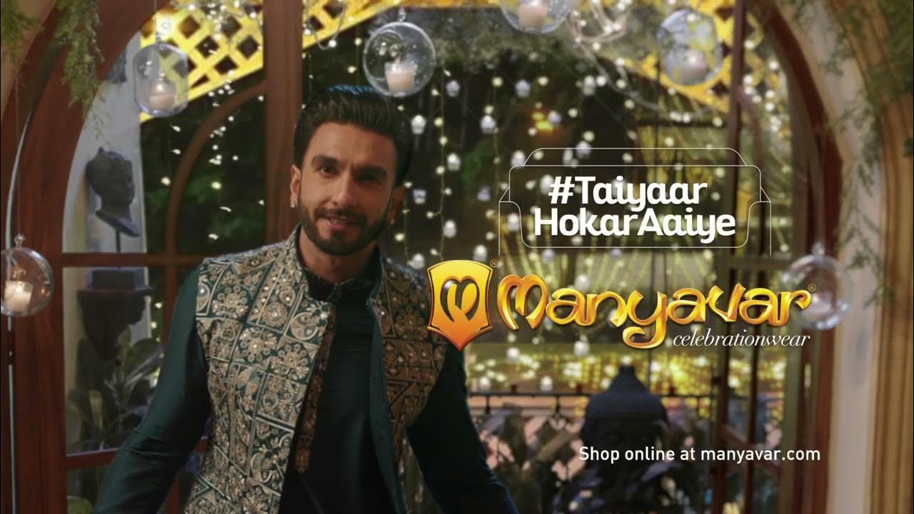 Ranveer Singh (in Manyavar ad) to someone wearing suit: Taiyaar