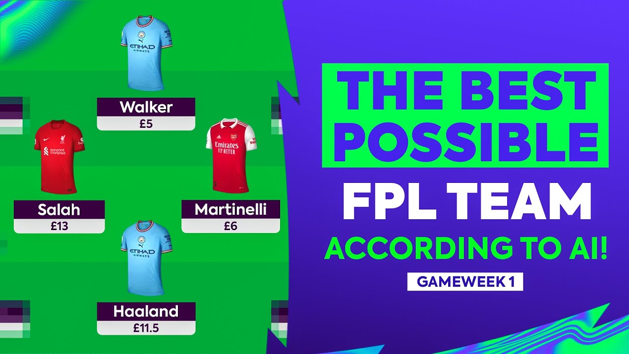 The BEST POSSIBLE FPL Team According To AI! 