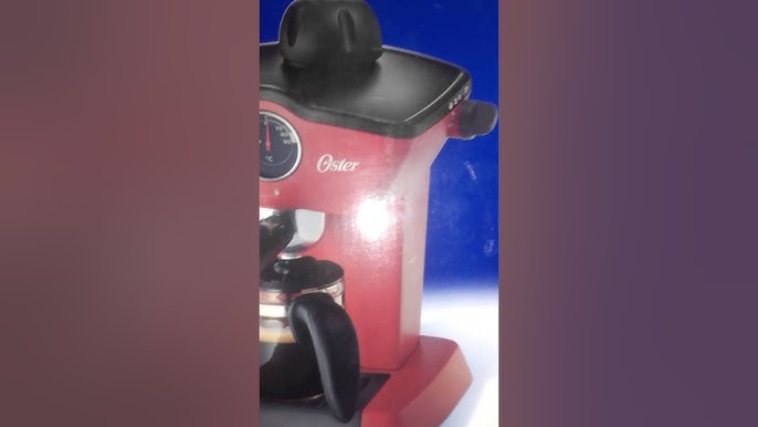  Oster BVSTEM4188 - Cafetera de capuchino de vapor rojo (no en  Estados Unidos), 220 V, rojo : Hogar y Cocina