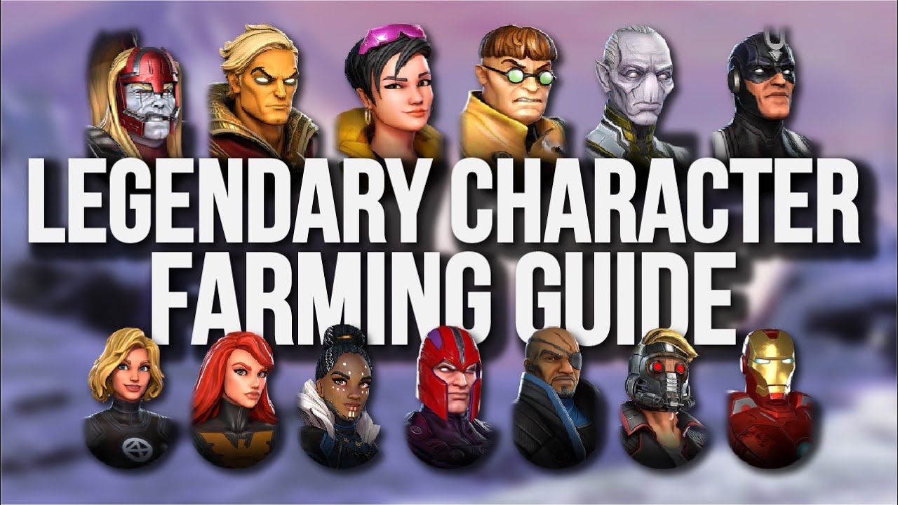 Updated Legendary Character Farming Guide (November 2021) I Marvel