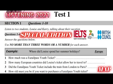 New Ielts Listening Where Did Louise Spend Her Summer Holidays || Special Edition|| 2021