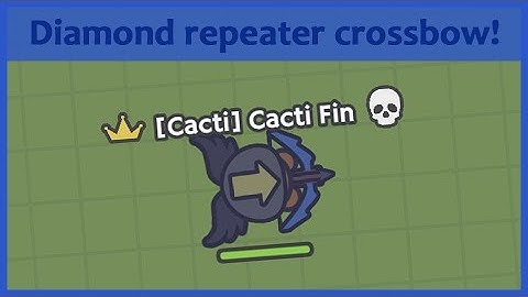 Moomoo.io - Obtaining the diamond repeater crossbow!