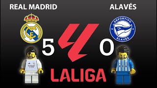 Soccer movie Lego Stop Motion: Real Madrid - Alavés goals match 14-05-2024 (La Liga)