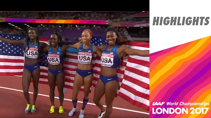 Winning Moment | Women's 4x100m | IAAF World Champ...