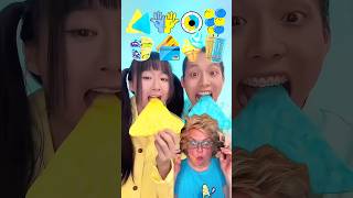 Try Not To Laugh Blue &amp; Yellow Challenge #funny #shortsvideo #greenscreen #candy #