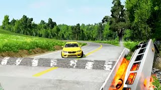 Cars Vs Massive Speed Bumps | Live Accident Video | Road Breaker | Cars Video | Truck Simulator