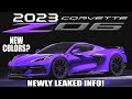 New LEAKED 2023 C8 Z06 Corvette Info & will GM Offer these New COLORS!?