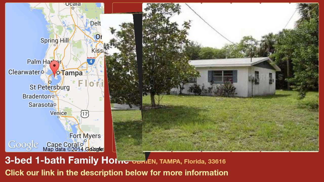 new homes in houston 3-bed 1-bath Family Home for Sale in Tampa, Florida on florida-magic.com