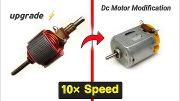 How to Upgrade DC Motor To 8X Speed.// Boost Motor To 8X Speed. Easy Tips!