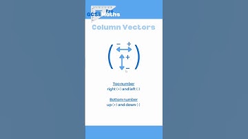 Column Vectors #gcsemaths #maths #geometry #algebra #examtips #revision #highertier #vectors