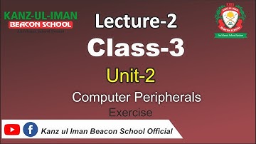 Class 3 lecture 2 computer by kanz ul Iman Beacon School