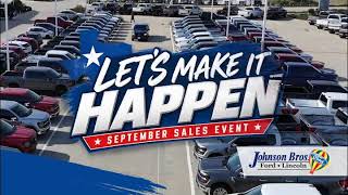 Huge Savings on New Fords This September!