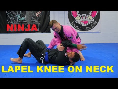 Ninja Lapel Knee on Neck Choke