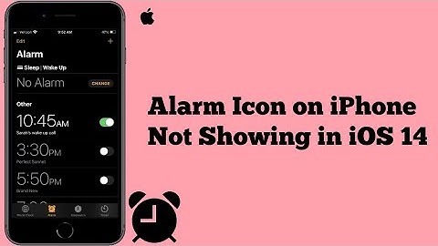 Why is the Alarm Icon Not Showing on iPhone in iOS 14? [Fixed]