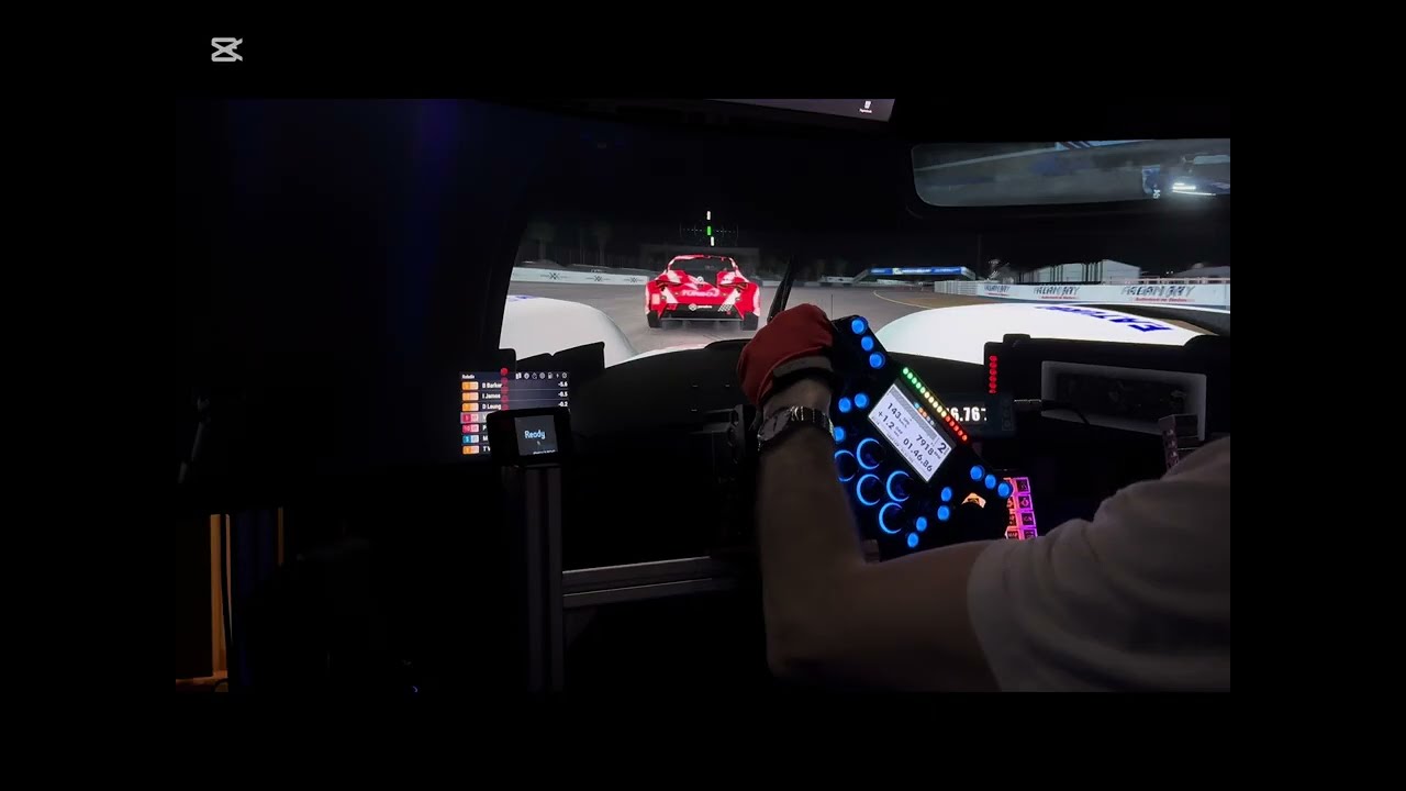 Simrig SR1 | Le Mans Ultimate | Porsche 963 Hybrid | Sebring | Philips Hue Lights