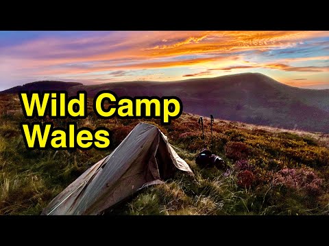 Epic Wild Camping on a mountain