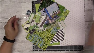 Page kits with scraps: Layout 3