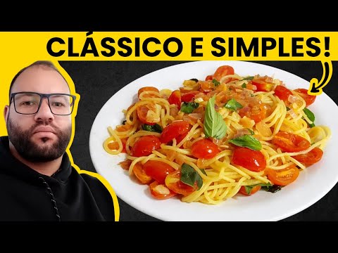 Macarrão alho e óleo simples | como você nunca fez antes!