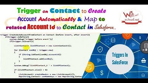 Trigger on Contact to Create Account Auto & map to Account Id to Contact When New Contact is Created