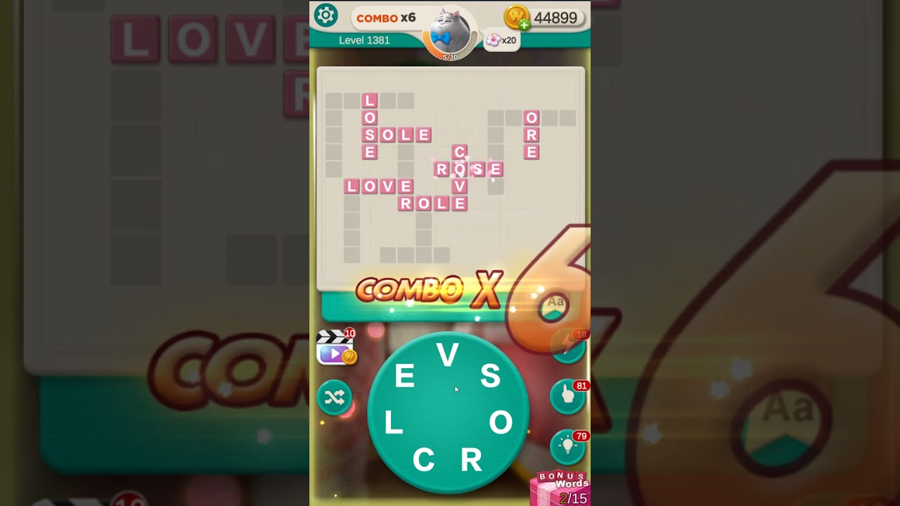 WORD VILLAS level 1381