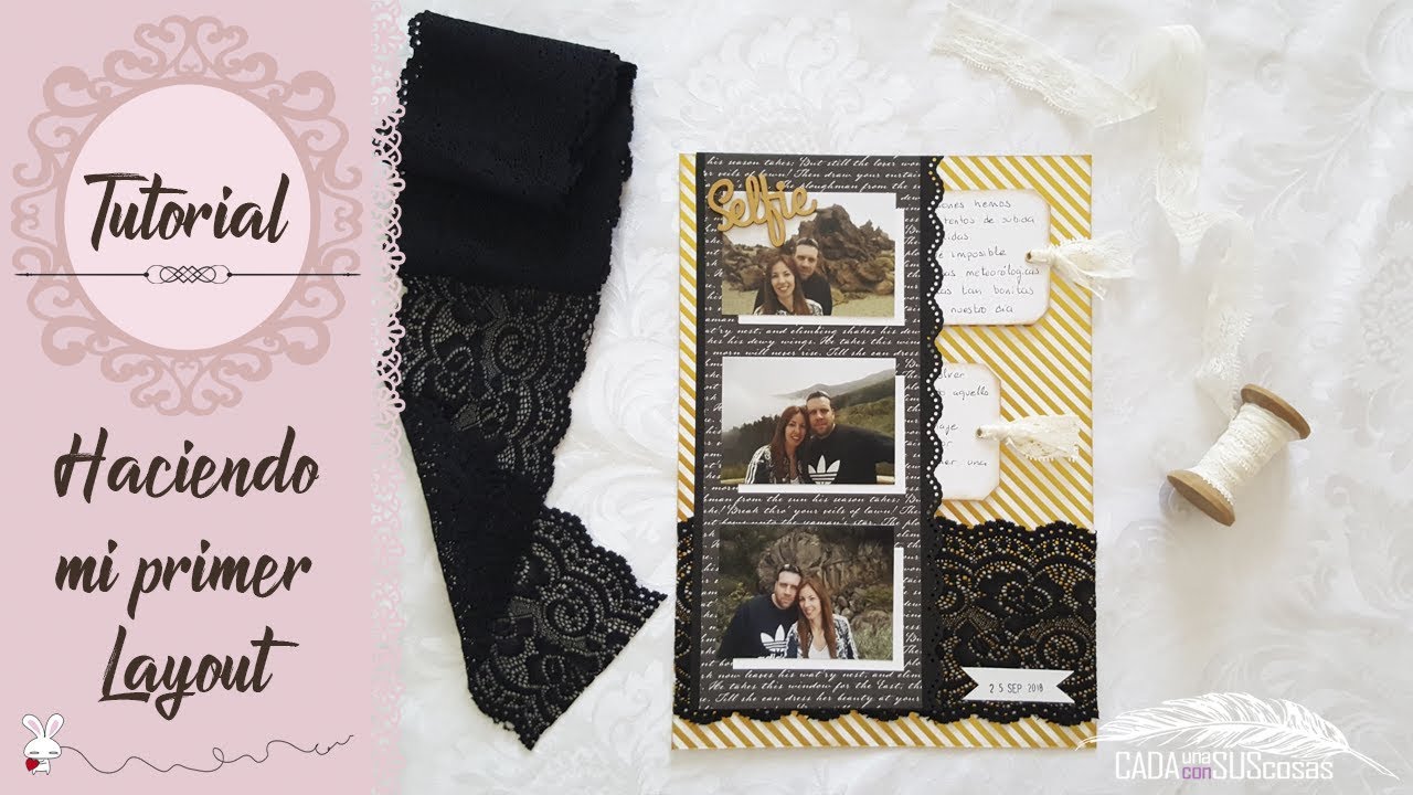 ¡LAYOUT! Reto de Marzo de Scraperas Unidas España scrapbooking tiendas