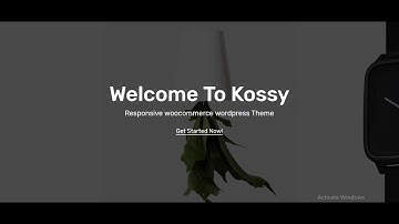 Kossy   Minimalist eCommerce WordPress Theme