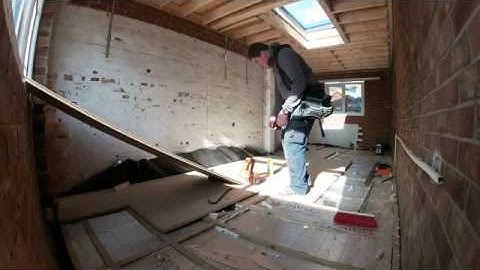 Garage Conversion Episode 1 (floor construction)