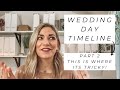 Build Your Wedding Day Timeline PART 2