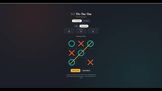 XO Tic Tac Toe Game 🎮 | Classic X & O Game | Web Development Project screenshot 4