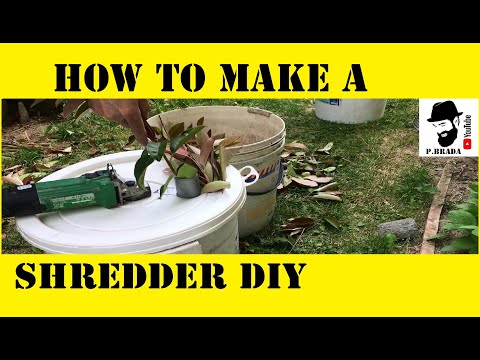 Video: DIY Garden Shredder