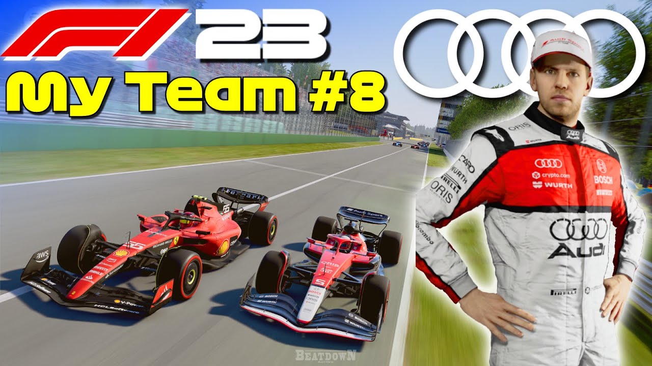 F1 23 - Audi My Team Career Mode #8: ITALY & SINGAPORE!