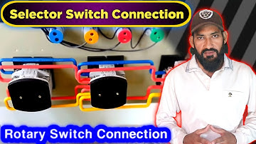 Three Phase Selector Switch Connection | سلیکٹر سوئچ کنیکشن  #hafeezchohanelectrician