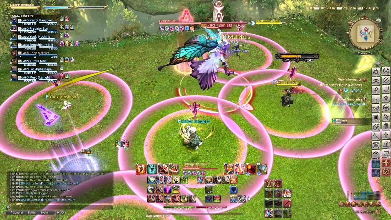 Final Fantasy XIV: Shadowbringers - Titania (Extreme) - Warrior POV