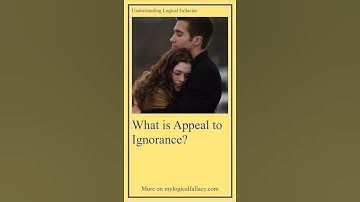 What is Appeal to Ignorance? [Vertical Video] - Logical Fallacy Definition and Example