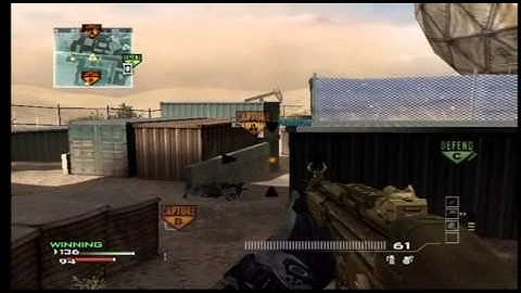 MW3 Wii Domintaion Dome Gold MP5 - I stole yo Juggernaut