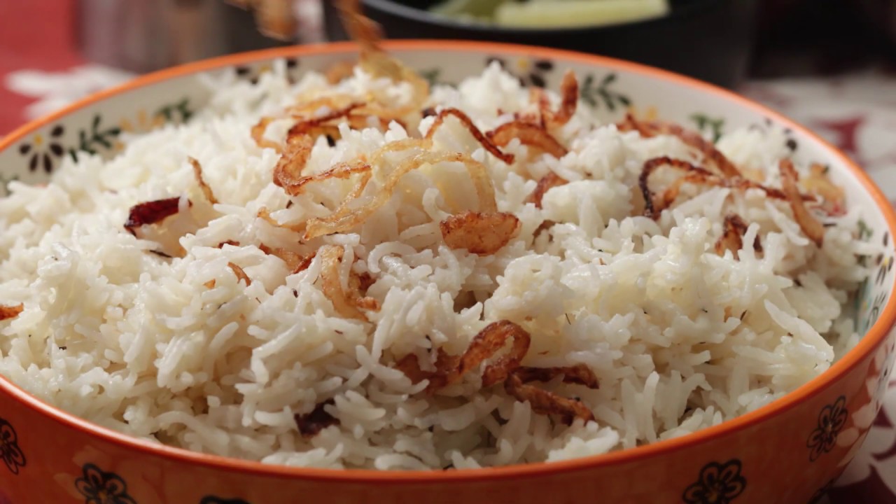 Eid Special Perfect Plain Polau Pulao recipe - YouTube