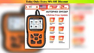 Discount Autophix OM126P Car Scanner Error Reader Check Engine Light Car OBD2 Diagnostic Device for