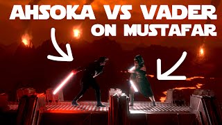 Ahsoka vs Vader on Mustafar | Proof of Concept VFX