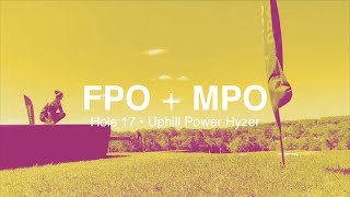 Backhand Slow Motion Form FPO + MPO | Music City Open 2024 • Hole 17