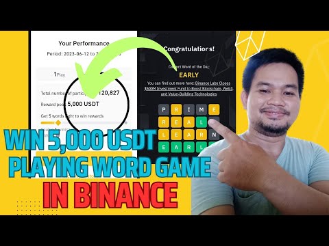 WIN UP TO 5,000 USDT PLAYING WORD GAME IN BINANCE