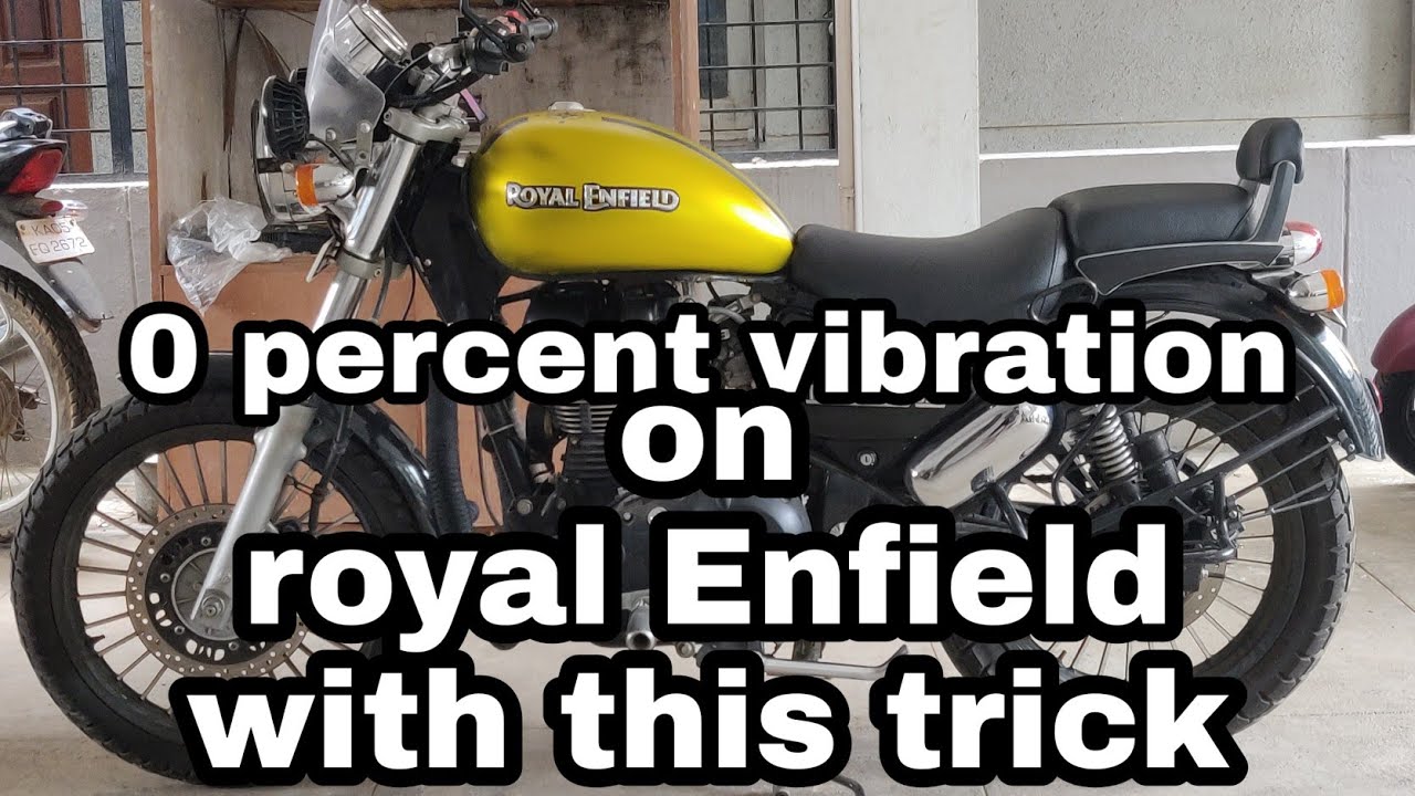 how to remove vibration on royal enfield!!! YouTube