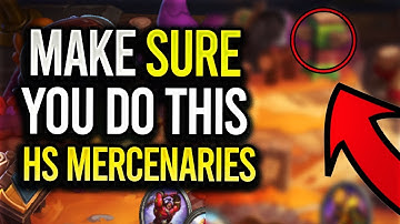 Useful Tips YOU NEED TO KNOW For Hearthstone Mercenaries (New Player Guide)