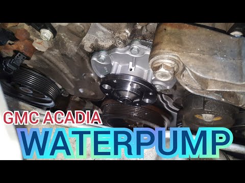 How to replace the water pump on Gmc Acadia 3.6L v6