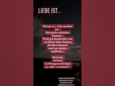 Liebe ist.. Wenn du vor lauter Gedanken nicht schlafen kannst