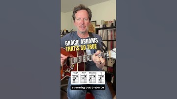 Thumbnail of Gracie Abrams - That's So True - Guitar Lesson #GracieAbrams #thatssotrue #johnmcnicholas