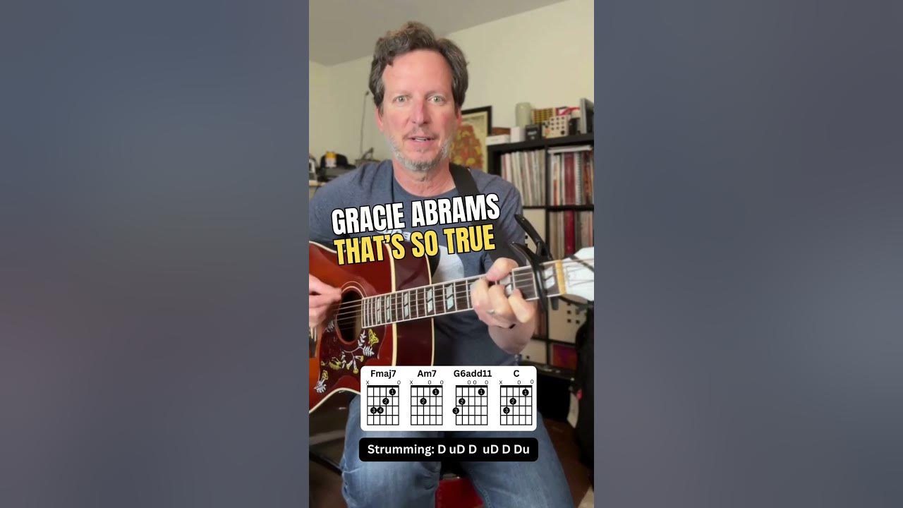 Gracie Abrams - That's So True - Guitar Lesson #GracieAbrams #thatssotrue #johnmcnicholas Gracie Abrams - That's So True - Guitar Lesson #GracieAbrams #thatssotrue #johnmcnicholas