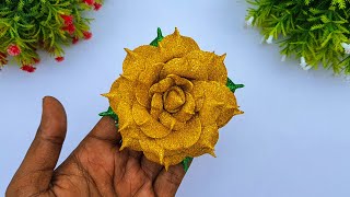 DIY EVA Glitter Foam Sheet Flowers | Beautiful Handmade Flowers Making Ideas | Room Decoration Craft by MR. CREATOR 246 views 6 days ago 6 minutes, 57 seconds