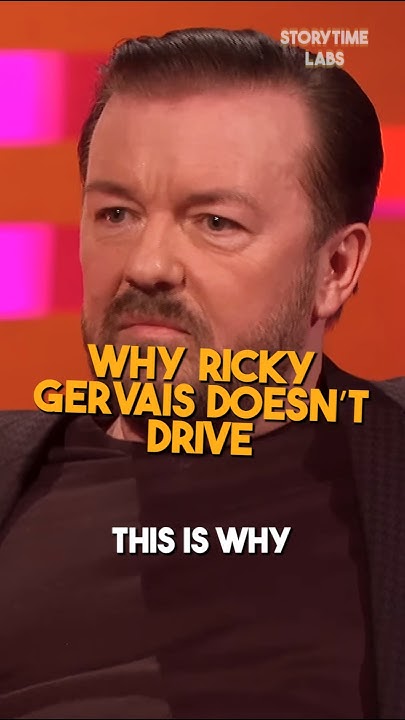 Ricky Gervais doesn't have a driving licence #storytime #rickygervais #